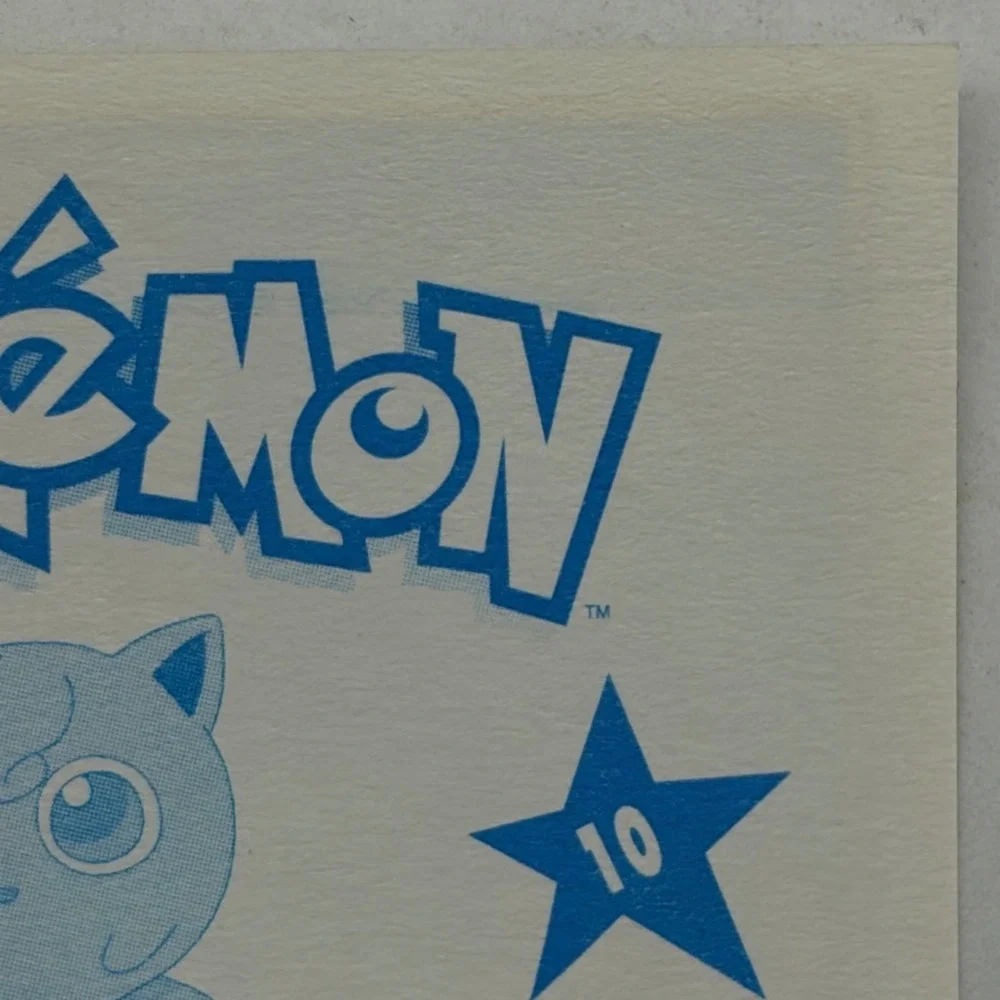 Pokemon Ash Ketchum Merlin Sticker 2000 Nintendo Merlin Collections #10 Vintage